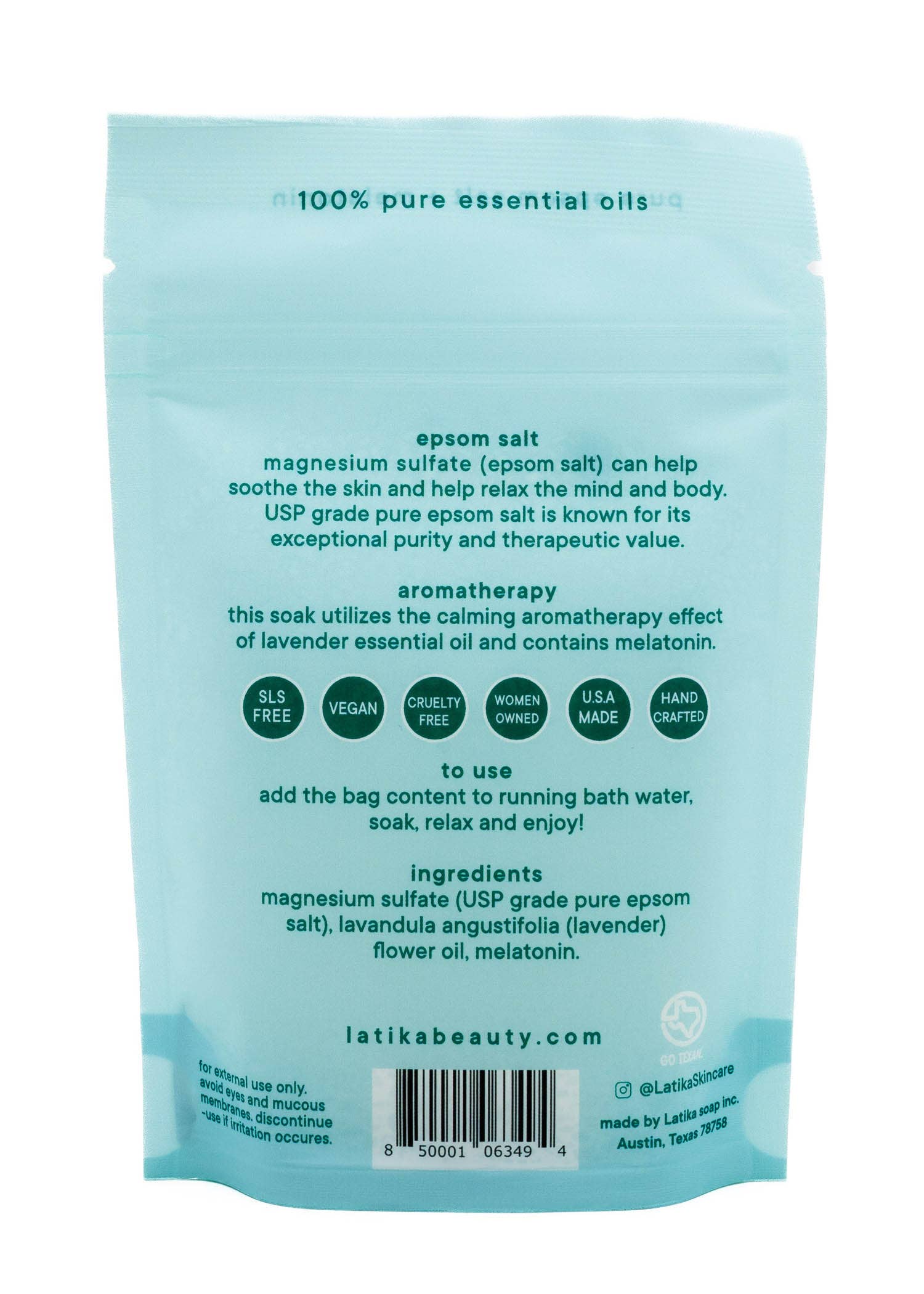 Melatonin Bath Soak
