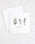 Wildflower Thank You Card