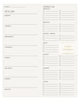 Weekly Meal Plan Notepad