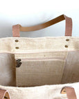 Jute Pocket Tote