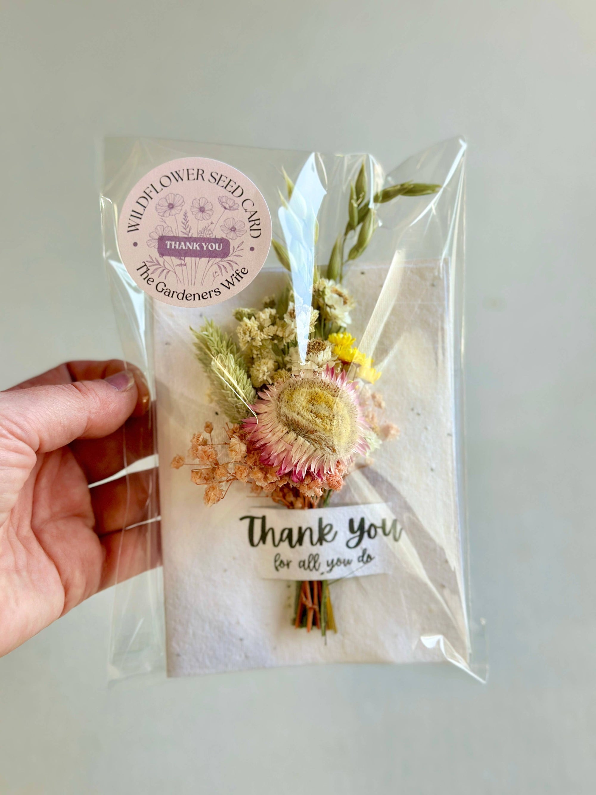 Wildflower Seed Card + Mini Bouquet