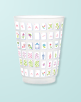 Mahjong Frosted Cups